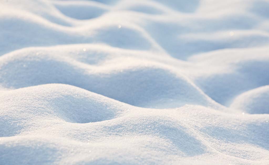 foto van een sneeuw